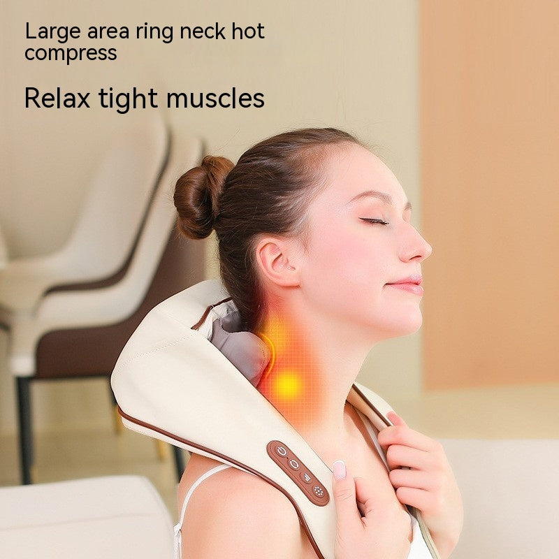 Home Kneading Hot Compress Shoulder And Neck Massager Home Kneading Hot Compress Shoulder And Neck Massager